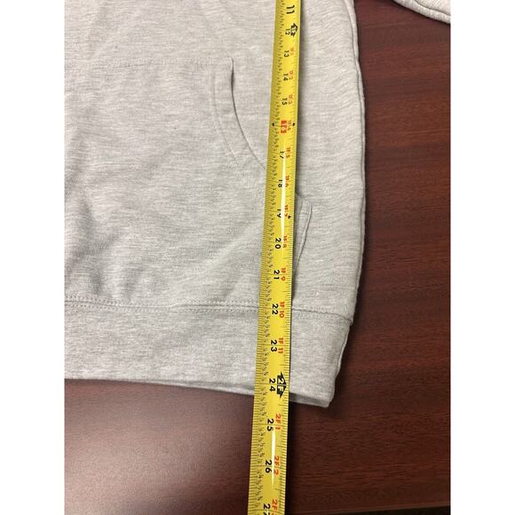 The Office Experience Hoodie Womens Sz Small Grey Kangaroo Streetwear Activewear - Picture 7 of 7